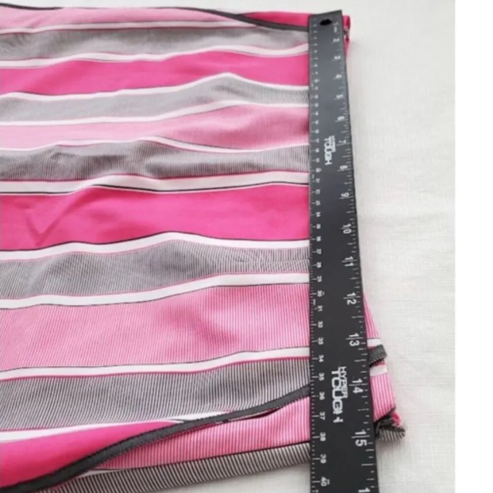 Golftini NWOT Rodeo Drive Striped Golf Skort Womens Size 0 Pink Activewear
